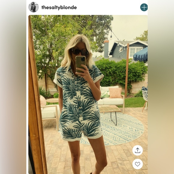 Range Romper in Oasis Palm 🌴 - Picture 1 of 9